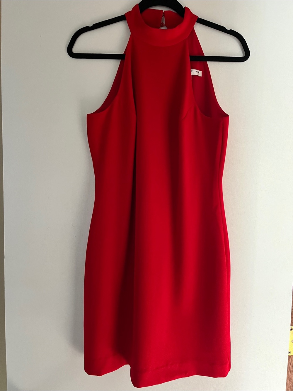 Trina Turk Red High-Neck Sleeveless Mini Dress Size 2